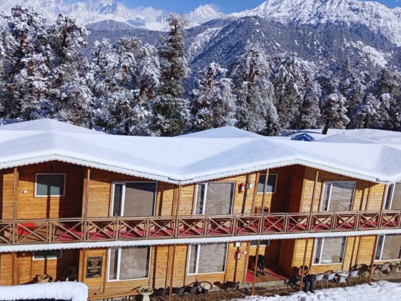 Chopta pine wood stay (luxury double bed room)